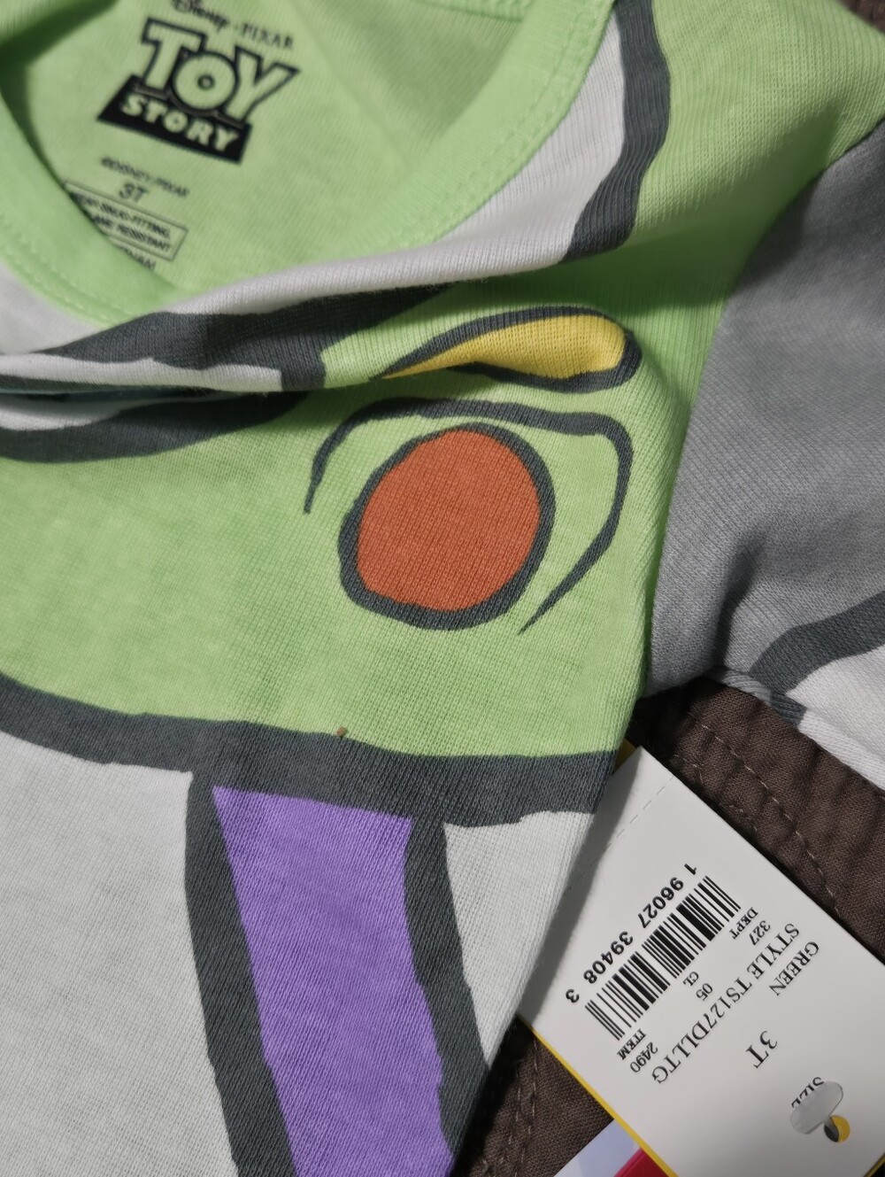 Disney Toy Story Buzz Lightyear Costume PJ Set, toddler 2T or 3T choose size - Picture 10 of 10